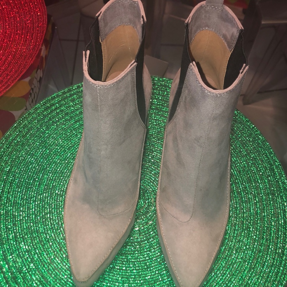 Never worn microfiber boot